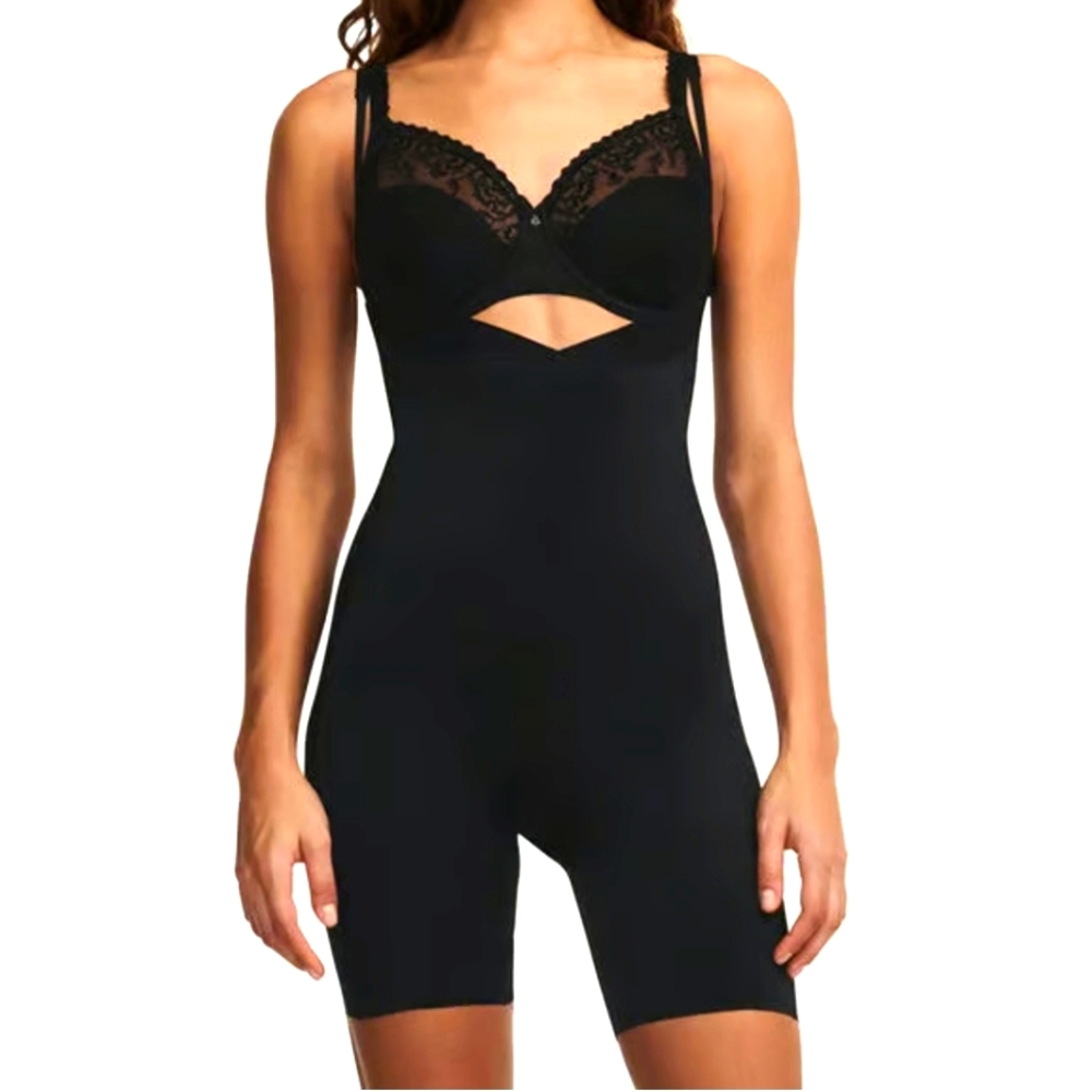 Chantelle Elegant Black Shapewear Bodysuit